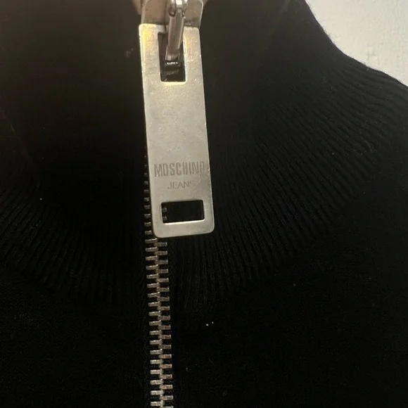 Vintage Moschino Embroidered Star Zip-Up Jacket - Picture 5 of 5